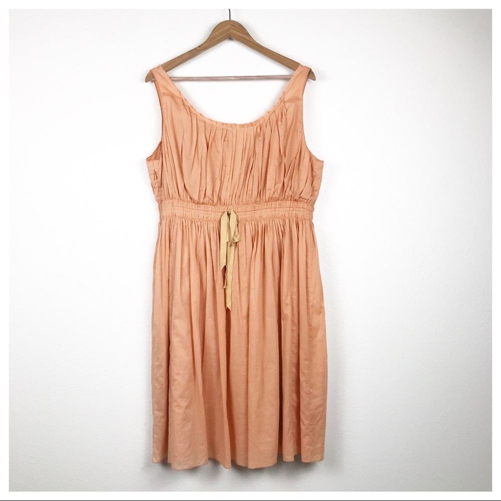 Sundance Orange Gauzy Sundress‎ Size 14